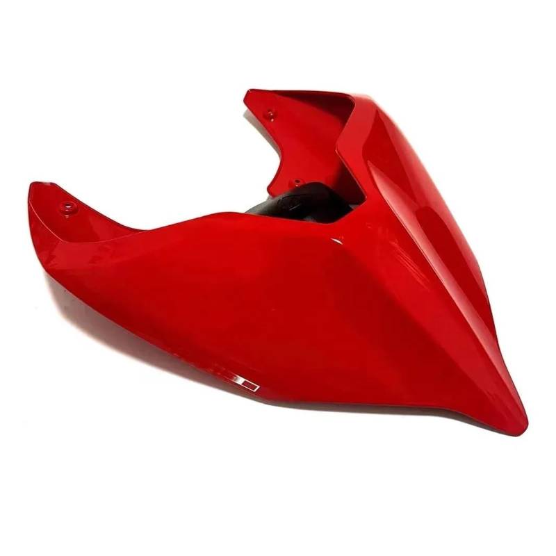 Motorrad Hinten Sozius-Sitz Für Ducati Panigale/Streetfighter V2 V4 V4S V4R V4 SP2 Motorrad Zubehör Hinten Sitz Schwarz Buckel Abdeckung Rot Schwanz Verkleidung Kit(RED) von ETIGBG