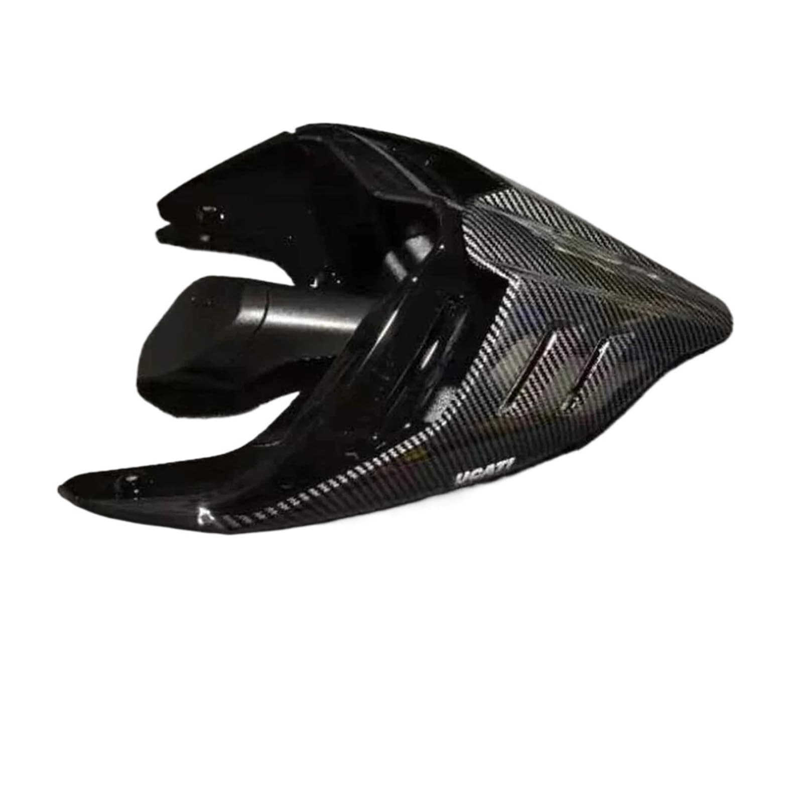 Motorrad Hinten Sozius-Sitz Für Ducati V4 V4S V4R Streetfighter V4 V2 Schwanz Abschnitt Hinten Sitz Abdeckung Obere Verkleidung Hinten Buckel Sitz Abdeckung Gugel(Black Carbon) von ETIGBG