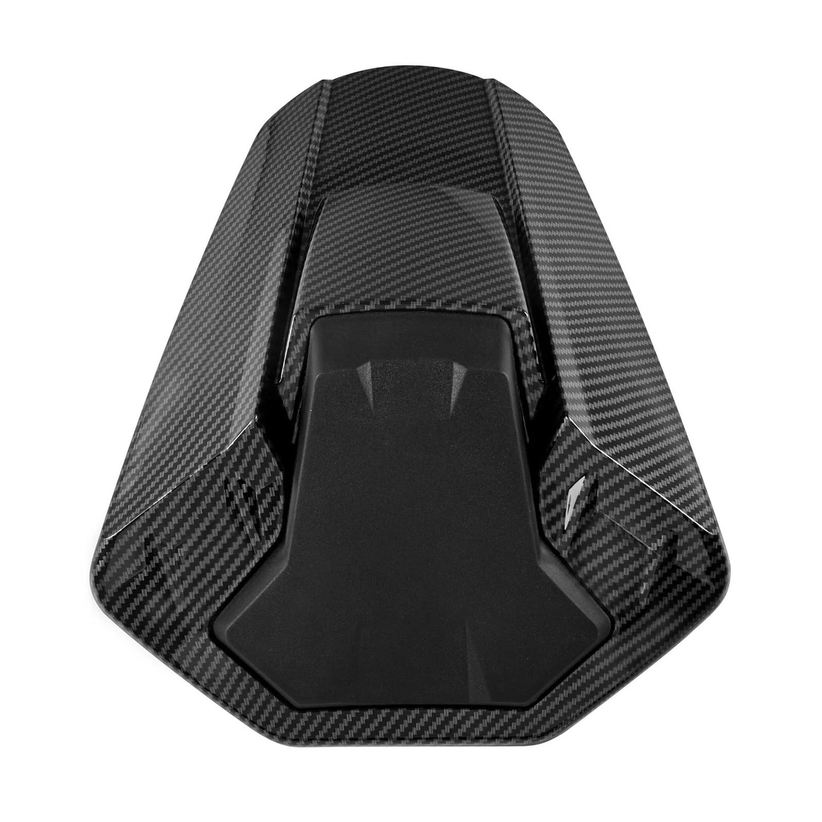 Motorrad Hinten Sozius-Sitz Für Suzuki GSX-S 1000 2021 2022 2023 2024 Passagier Sozius Hinten Sitz Abdeckung Kuh Motorrad Zubehör Schwanz Abdeckung(Carbon Look) von ETIGBG