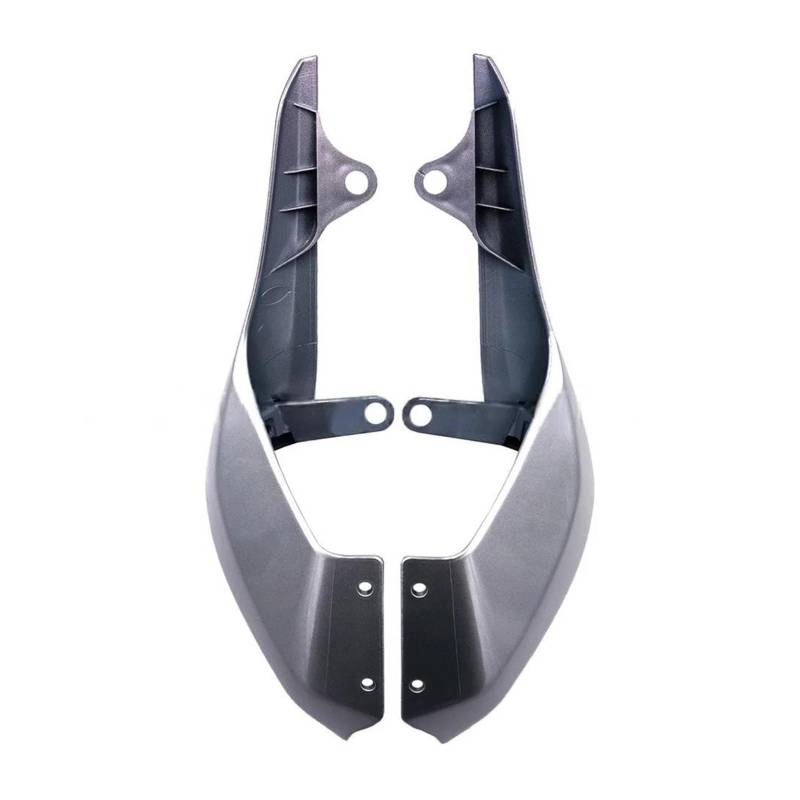 Motorrad Hinten Sozius-Sitz Für Yamaha MT-07 2021 2022 2023 Hinten Sitz Seite Flügel Panel Motorrad Verkleidung Motorrad Hinten Passagier Sozius Sitz Gugel(Silver) von ETIGBG