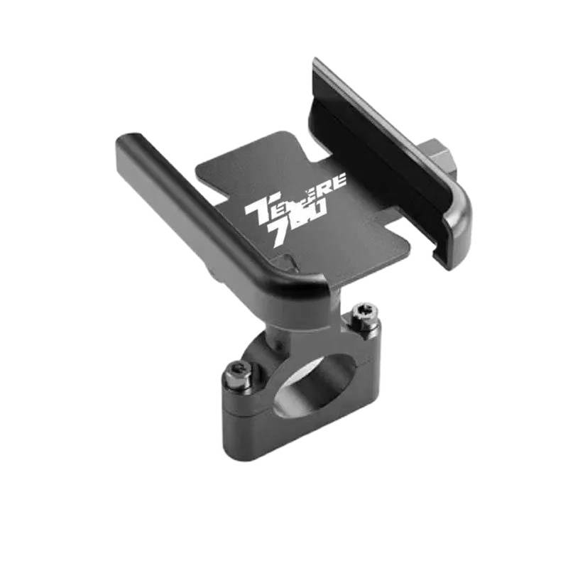 Motorrad Telefonhalter Für YA&MAHA Für Tenere700 2019 2020 2022 2023 2021 Zubehör Motorrad Lenker Handy Halter GPS Stand Halterung(Black) von ETIGBG