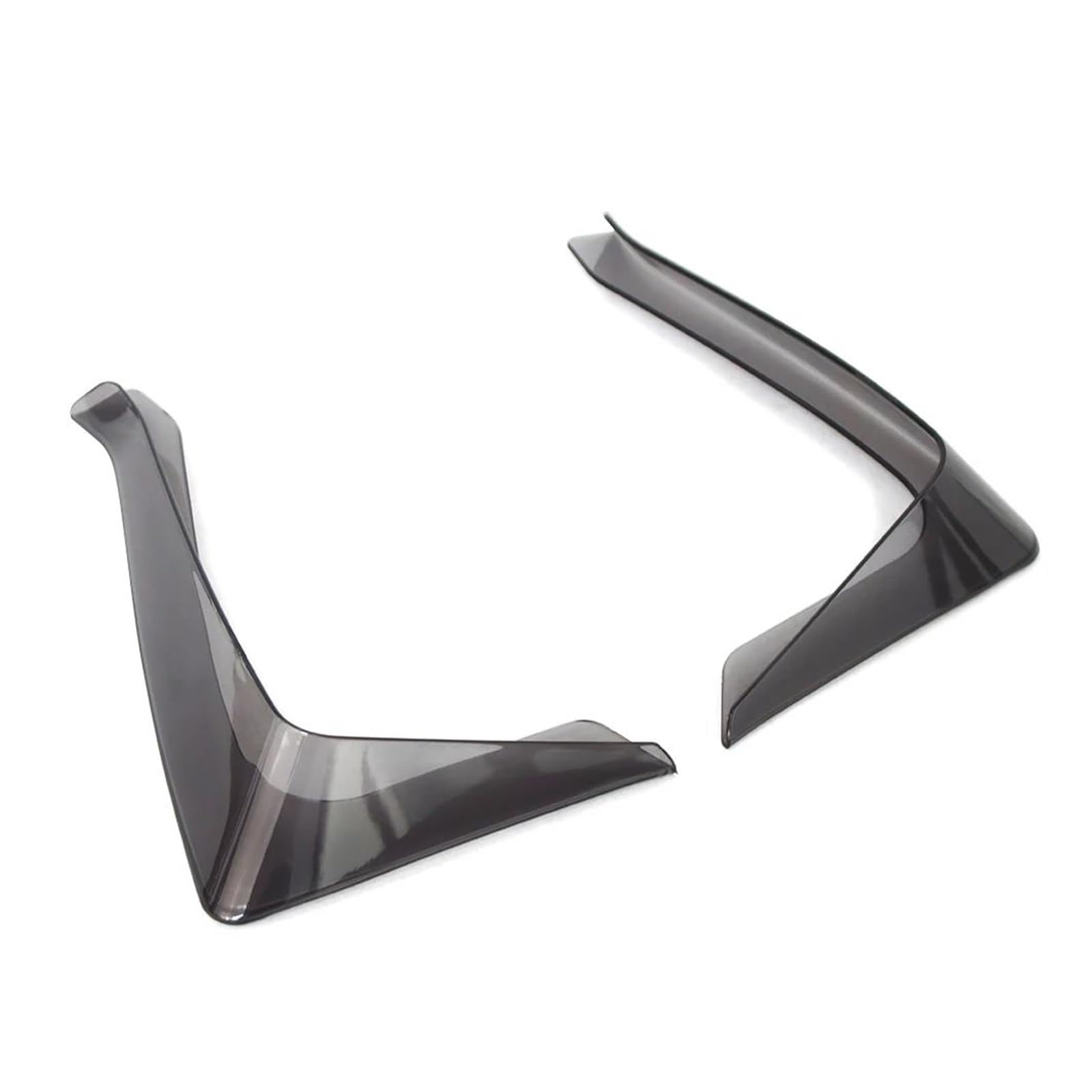 Motorrad Winglet FÜR XADV750 X-ADV 750 2017-2020 Änderung Wicklung Streifen Schneiden Feste Wind Flügel Bein Schild Seite Schutz Windschutzscheibe(Light Gray Above) von ETIGBG