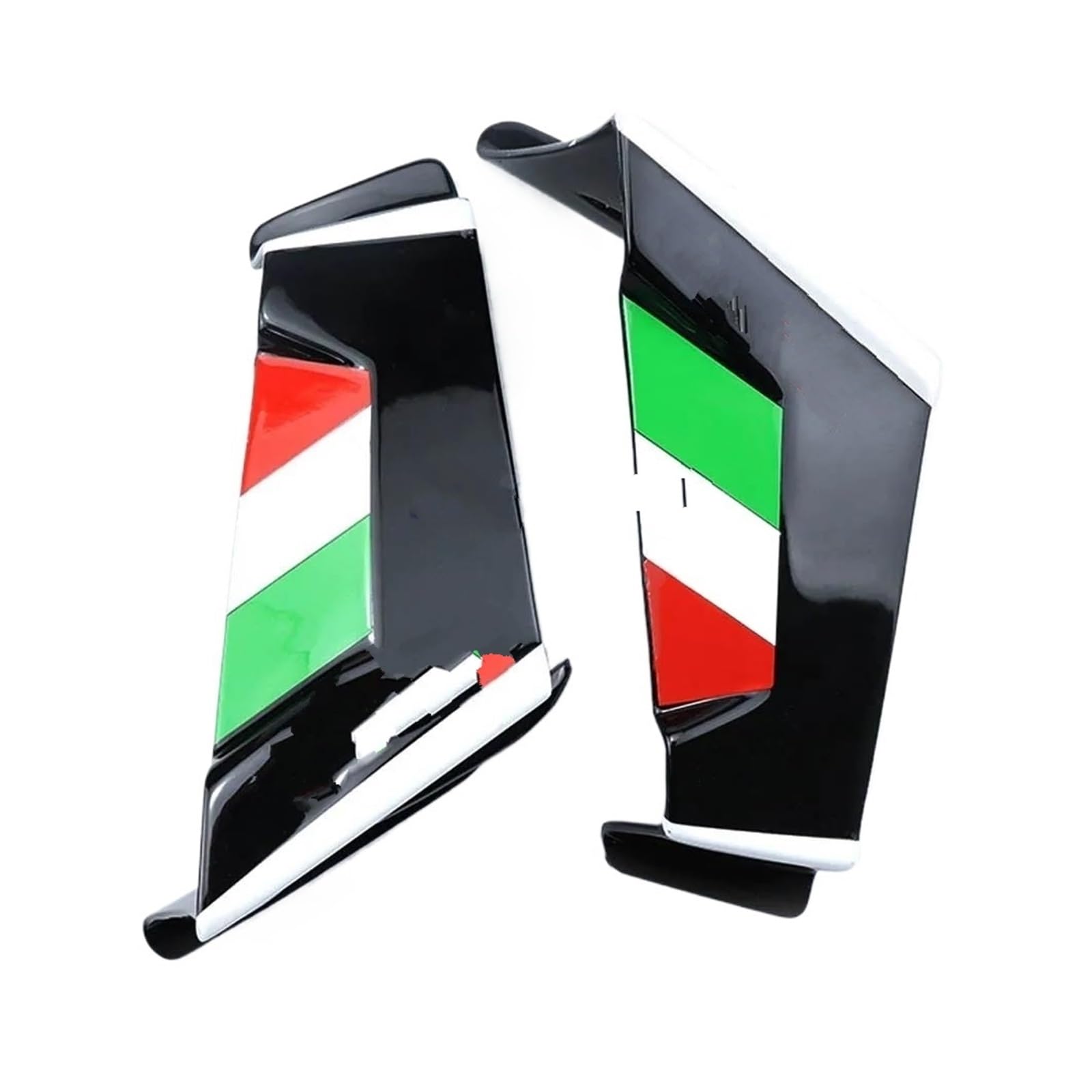 Motorrad Winglet Für Aprilia RS660 Tuono 660 2021 2022 2023 Motorrad Seite Winglet Spoiler Wind Fluss Befestigung Flügel Front Verkleidung(Black) von ETIGBG