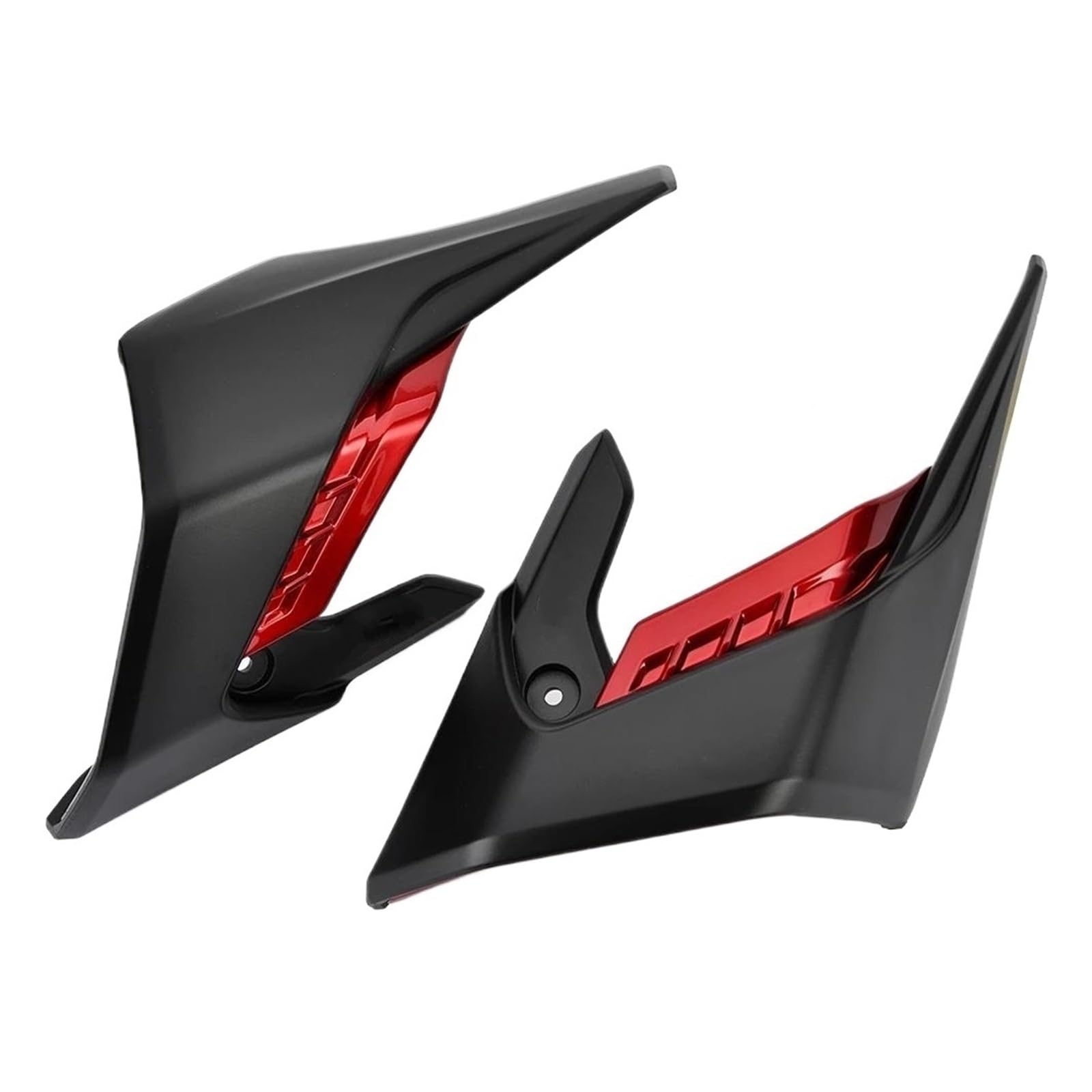 Motorrad Winglet Für CB650R CB 650R 650 R 2019-2023 Frontverkleidung Aerodynamische Winglets Seitenspoiler Dekorativer Dynamischer Flügel-Kit-Aufkleber(Red) von ETIGBG