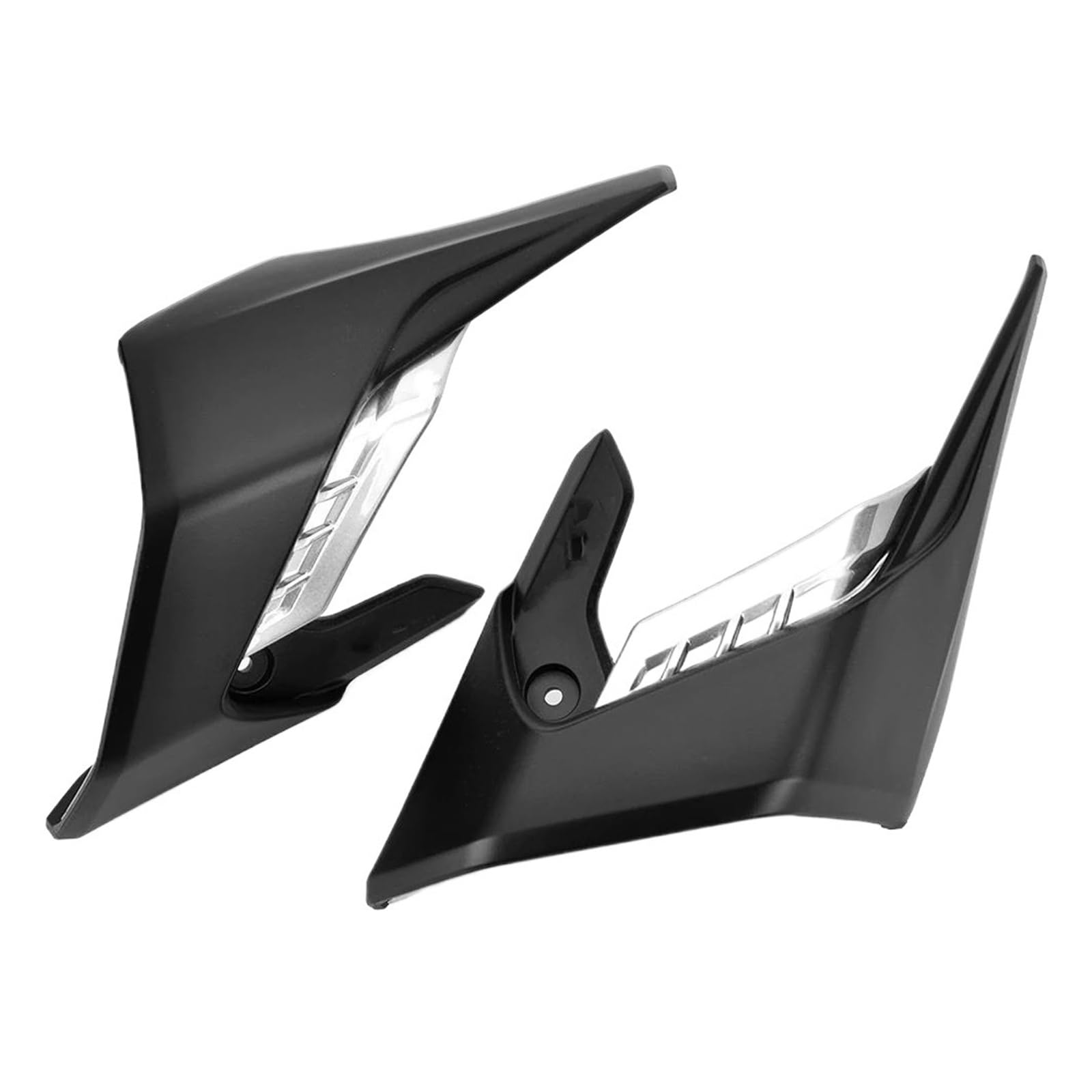 Motorrad Winglet Für CB650R CB 650R 650 R 2019-2023 Frontverkleidung Aerodynamische Winglets Seitenspoiler Dekorativer Dynamischer Flügel-Kit-Aufkleber(Silver) von ETIGBG