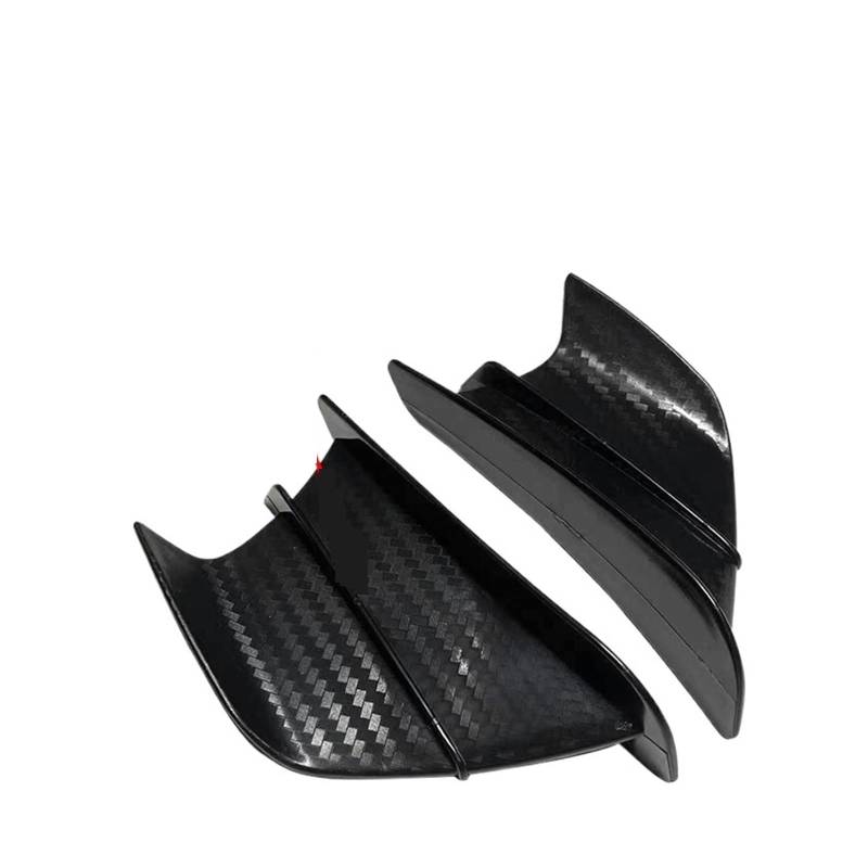 Motorrad Winglet Für Ninja 650 400 300 250 H2R ZX14R ZX10R ZX6R Z H2 1000 SX Verkleidung Seite Winglet Aerodynamische Flügel Deflektor Spoiler(Matte Carbon Look) von ETIGBG