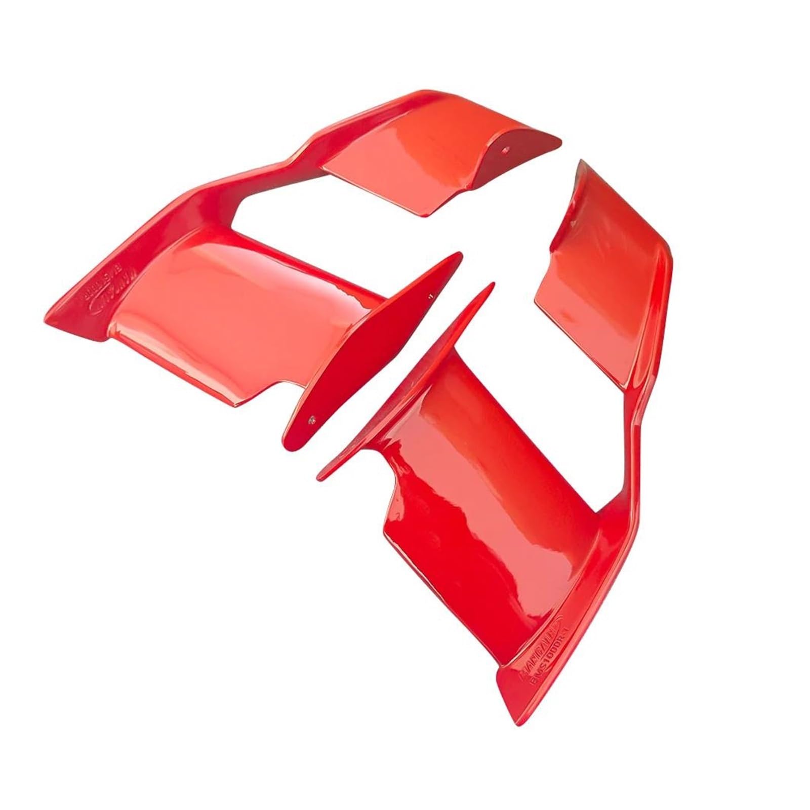 Motorrad Winglet Für S1000R M1000R S1000 R M1000 R 2021-2024 Verkleidung Feste Flügel Windschutzscheibe Flügel Vorne Aerodynamische Spoiler Winglet(Red) von ETIGBG