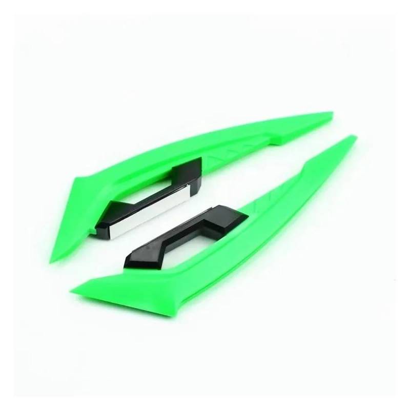 Motorrad Winglet Für Suzuki 1 Paar Motorrad Frontverkleidung Winglets Universal Seitenspoiler Dynamischer Flügel Aufkleber Spoiler Flügel Winglet Dekorieren(Green) von ETIGBG