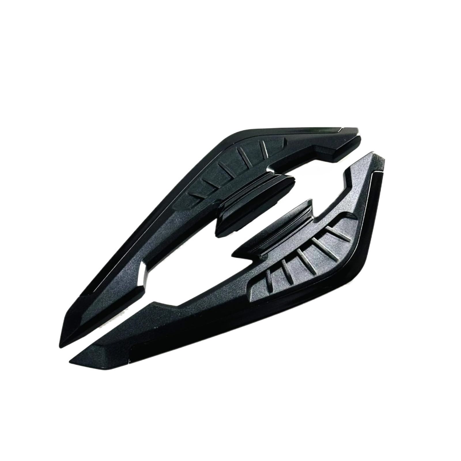 Motorrad Winglet Für Suzuki 1 Paar Motorrad Winglet Aerodynamischer Spoiler Dynamischer Flügel Mit Selbstklebendem Dekorationsaufkleber Für Motorrad-Roller(Black) von ETIGBG