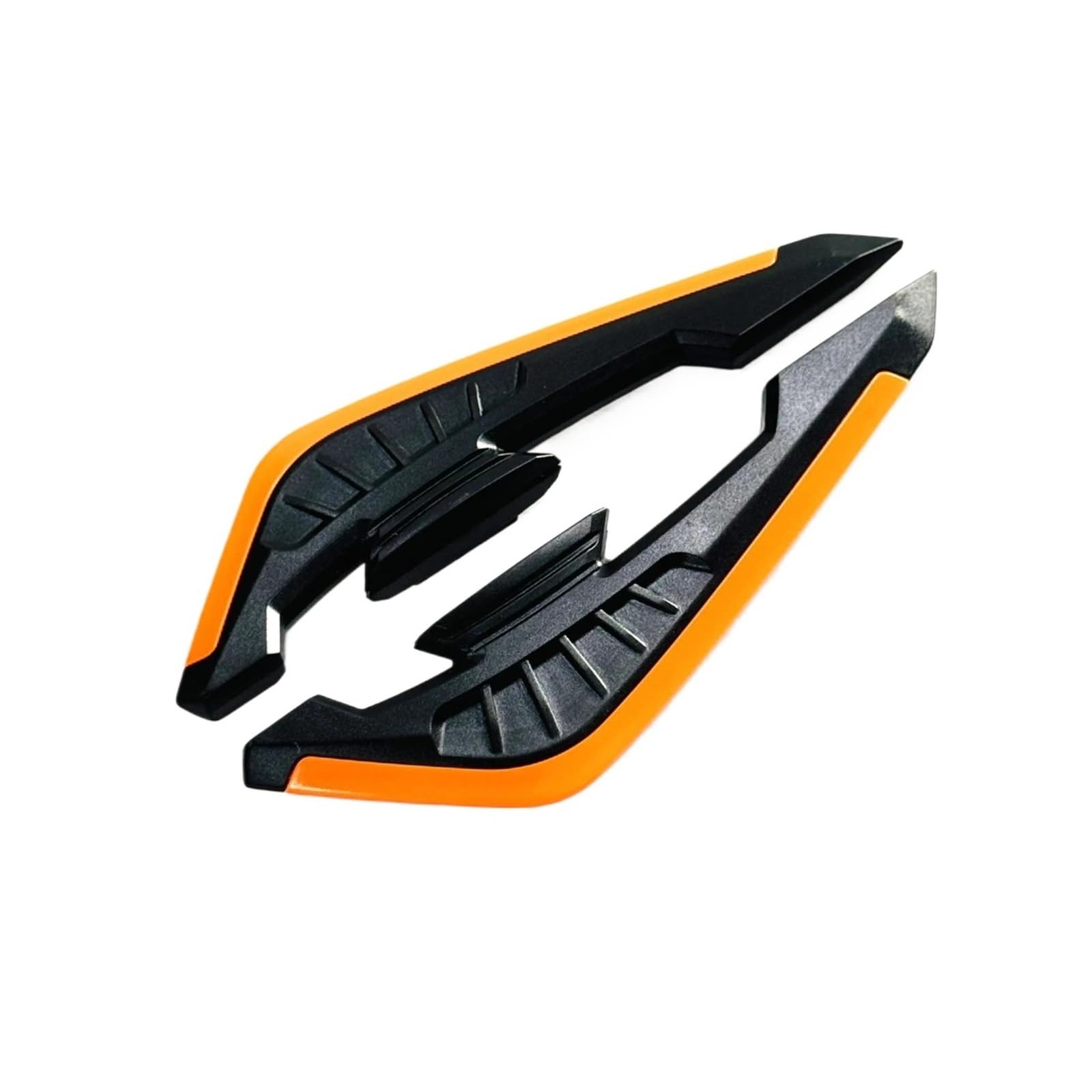 Motorrad Winglet Für Suzuki 1 Paar Motorrad Winglet Aerodynamischer Spoiler Dynamischer Flügel Mit Selbstklebendem Dekorationsaufkleber Für Motorrad-Roller(Orange) von ETIGBG