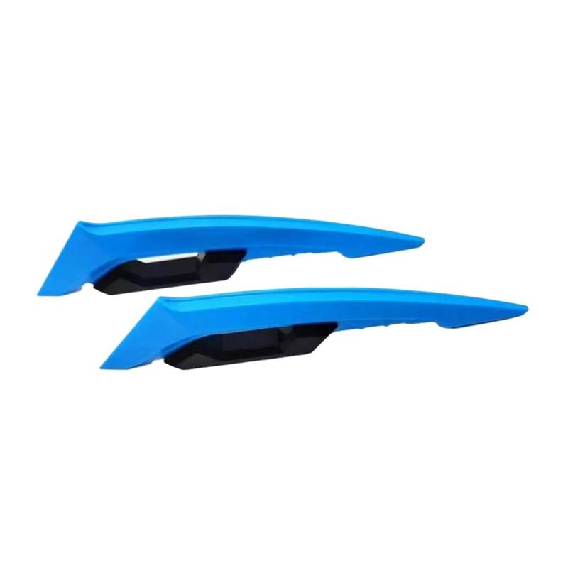 Motorrad Winglet Für Suzuki 2 Stück Motorrad Winglet Aerodynamischer Spoiler Dynamischer Flügel Dekoration Aufkleber Für Motorrad Roller Dekoration Aufkleber(Sky Blue) von ETIGBG