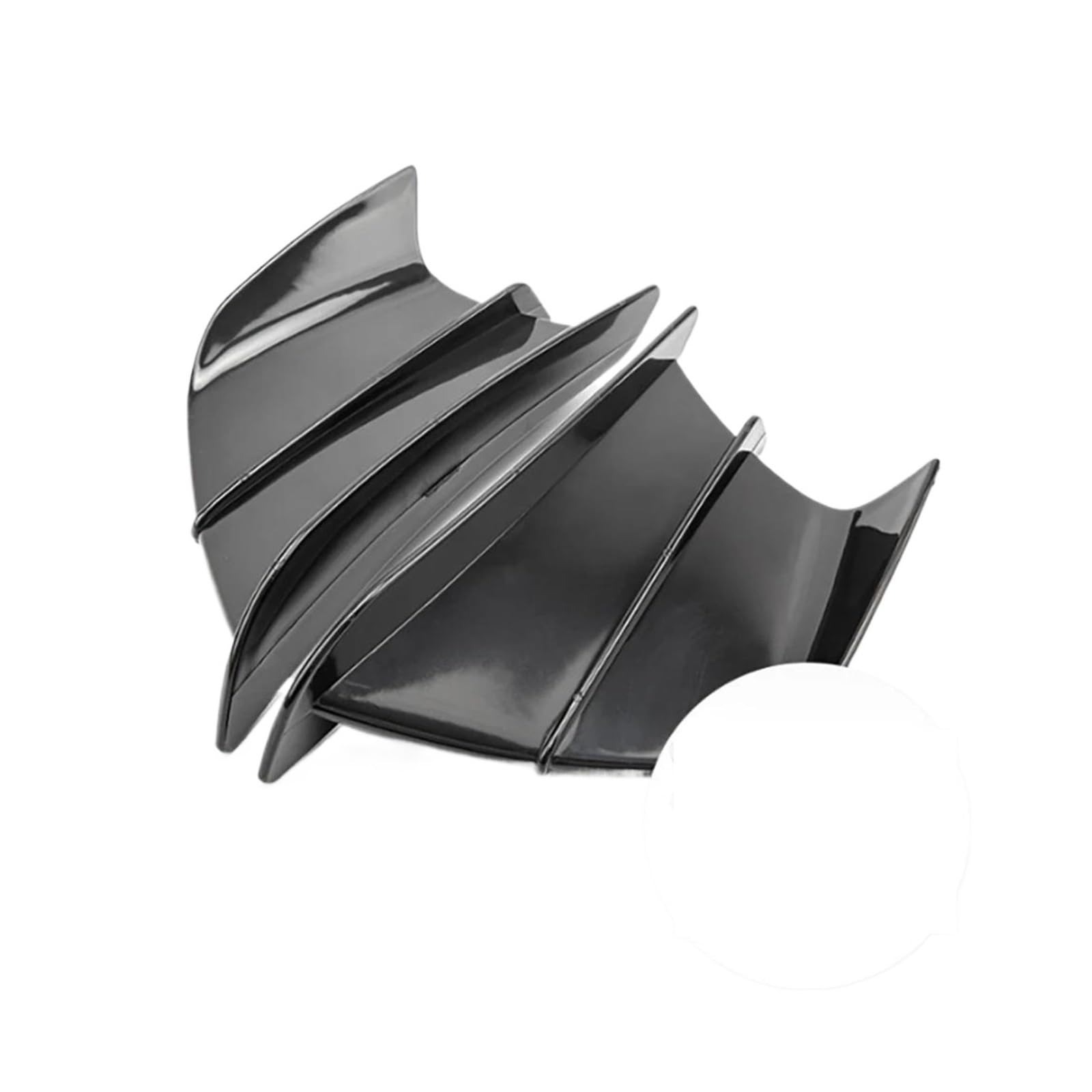 Motorrad Winglet Für Suzuki 2 Stücke Motorrad Flügel Aerodynamische Dynamische Spoiler Flügel Mit Klebstoff Vorderseite Luftabweiser Motorrad Verkleidung(Black) von ETIGBG