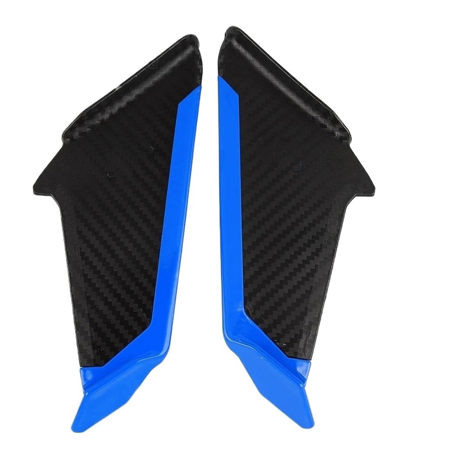 Motorrad Winglet Für Suzuki GSXR600 GSXR750 GSXR1000 GSXR 125 GSX 250R GSXS1000F Motorrad Winglets Aerodynamische Flügel Kit Aufkleber Seite Spoiler(Blue) von ETIGBG