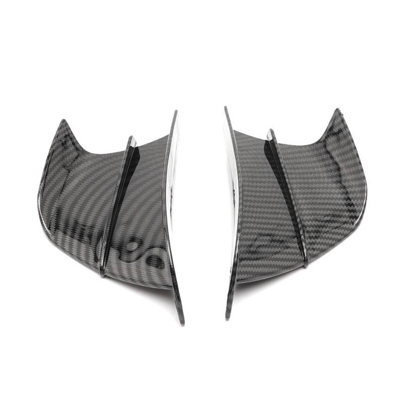 Motorrad Winglet Für Suzuki GSXR600 GSXR750 GSXR1000 Hayabusa GSXS1000 Rs Jog Joe Verkleidung Seite Winglet Flügel Deflektor Spoiler Zubehör 1 Paar(Carbon Fibre) von ETIGBG