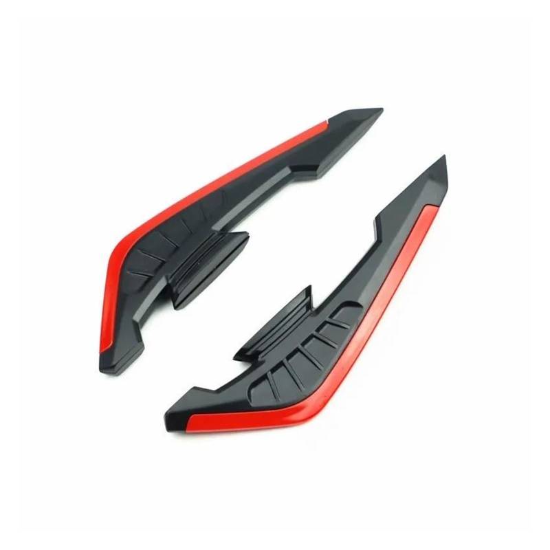 Motorrad Winglet Für Suzuki Motorrad Winglet Aerodynamischer Spoiler Flügel Selbstklebender Aufkleber Motorrad Roller E-Bikes Dekoration(Red) von ETIGBG