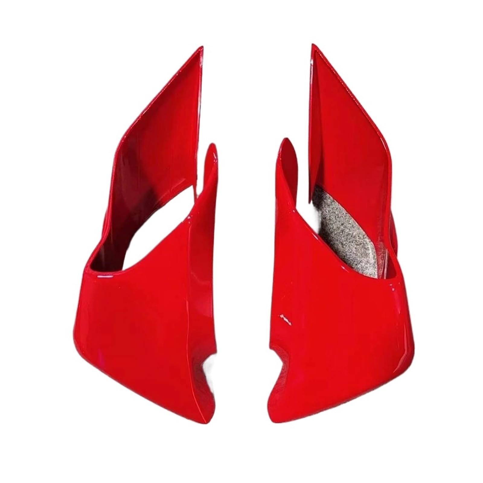 Motorrad Winglet Für Yamaha YZF R1 R1M 2019–2023, Motorradzubehör, Feste Flügelverkleidung, Kleiner Flügelspoiler, Aerodynamischer Flügel(Red) von ETIGBG