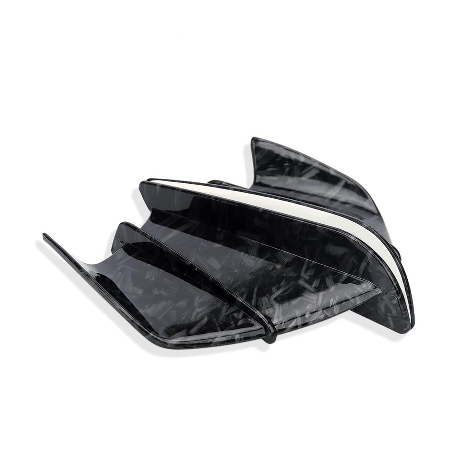 Motorrad Winglet Für Yamaha YZF R1 R6 R25 Für Ninja H2 H2R Für S1000RR Für H2 ABS Motorrad Winglet Aerodynamische Seite Flügel Fin Spoiler(Style2) von ETIGBG