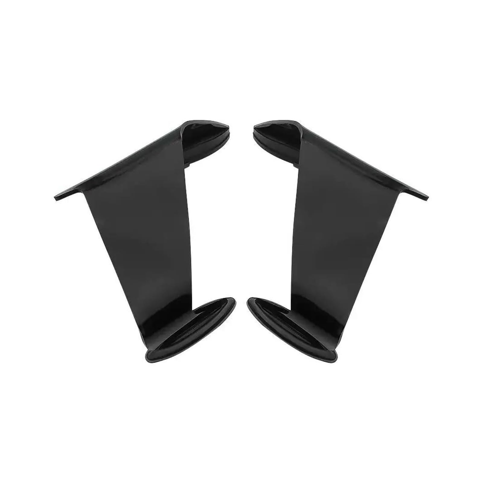 Motorrad Winglet Für ZX-10R 2022 2023 2024 Motorrad Verkleidung Feste Wind Flügel Spoiler Teile Pneumatische Flügel Kit(Black) von ETIGBG