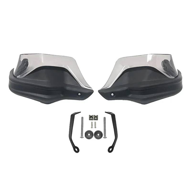 Motorradhandschützer Wind Für NT1100 Nt1100 NT 1100 2022-2023 Handschutz Motorrad NT1100 Handprotektoren Lenker Wachen Windschutzscheibe Hand Wind Schutz(Black Grey Set) von ETIGBG