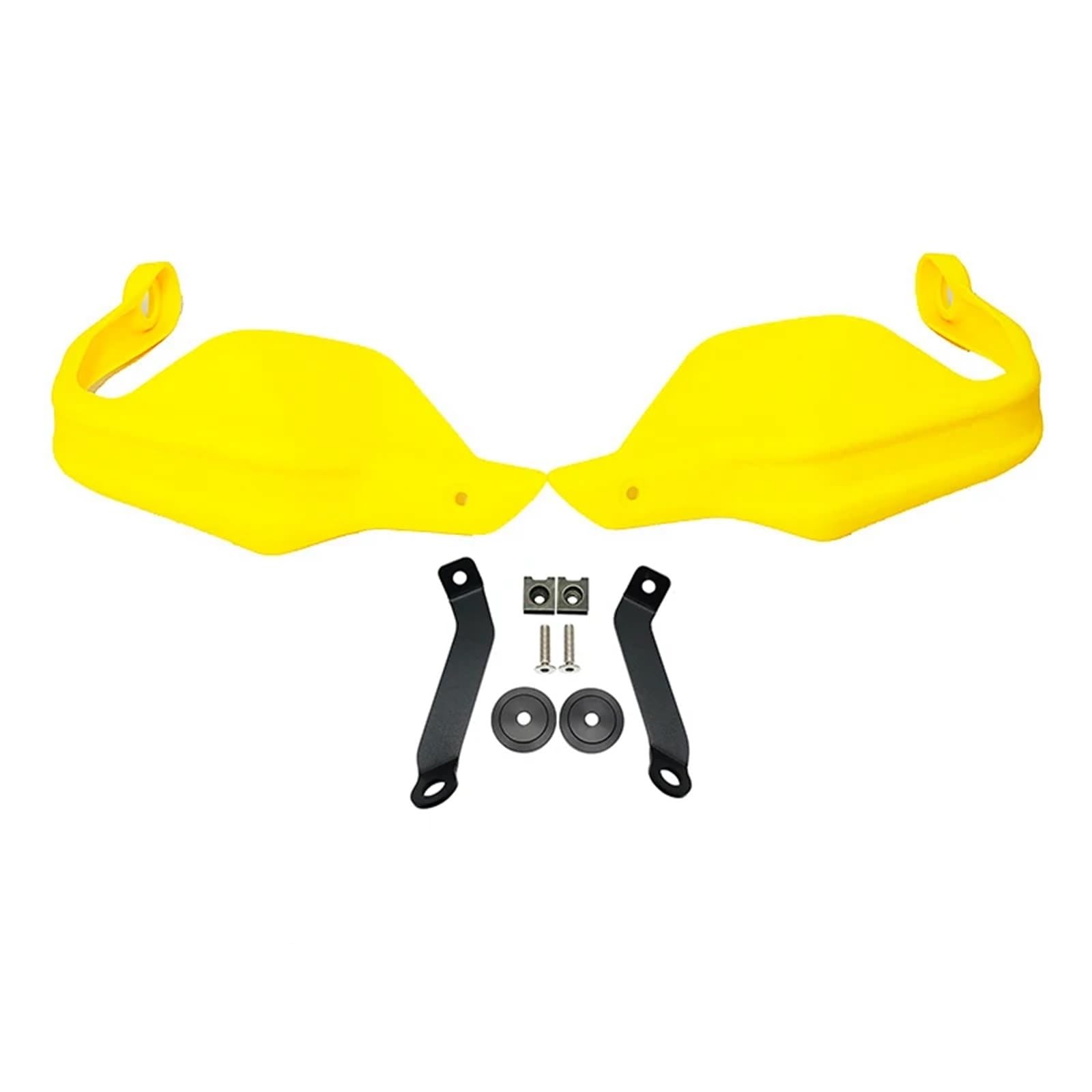 Motorradhandschützer Wind Für NX500 NX 500 NX400 NX 400 2023 2024 Motorrad ABS Handprotektoren Schild Wachen Windschutzscheibe Hand Wind Schutz(Handguard Yellow) von ETIGBG