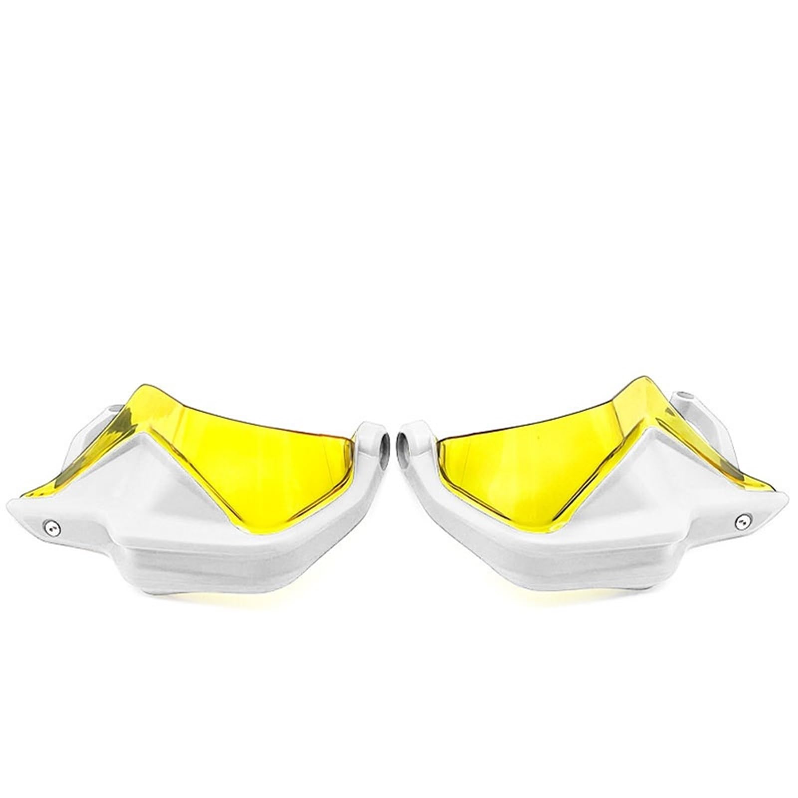 Motorradhandschützer Wind Für R NINET R9T Pure Racer Urban GS Scramble 2014-2024 Motorrad Handschutz Schild Handschutz Schutz Windschutzscheibe(White Yellow Set) von ETIGBG