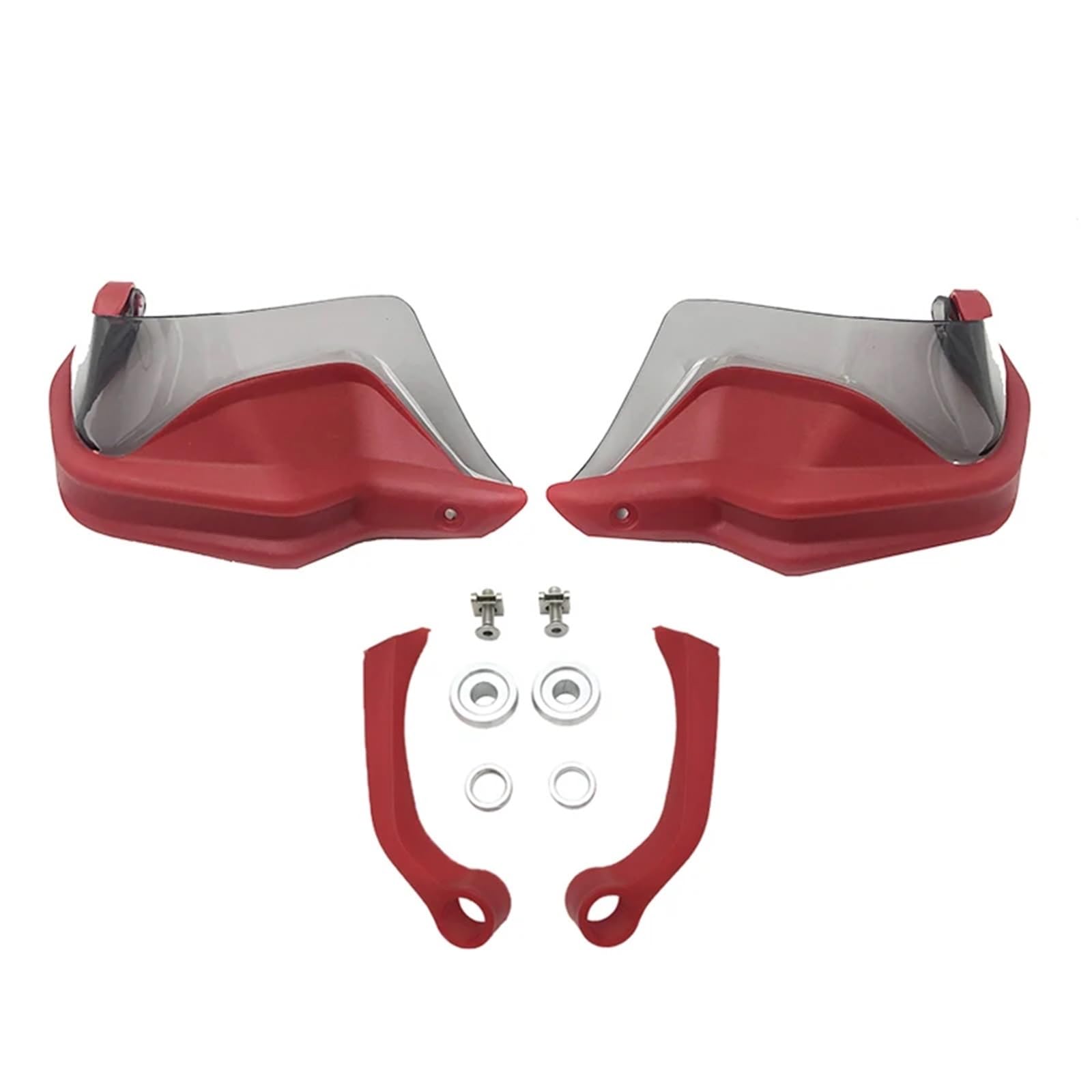 Motorradhandschützer Wind Motorrad ABS Handprotektoren Schild Wachen Windschutzscheibe Hand Wind Schutz Für F900R F900XR F 900 XR F900 R 2019-2023 2021 2022(Red Grey Set) von ETIGBG