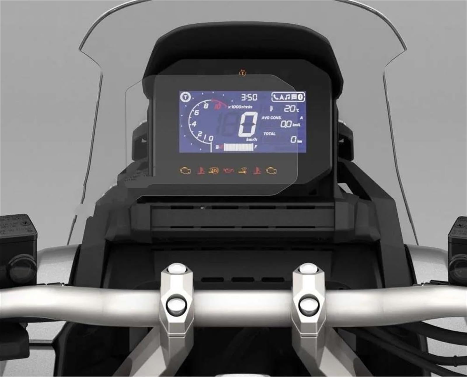 Tachoschutzfolie FÜR ADV350 Für ADV 350 2022 Motorrad Scratch Cluster Screen Dashboard Schutz Instrument Film(X1) von ETIGBG