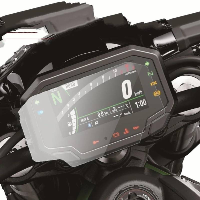 Tachoschutzfolie Für Kawasaki Z900 ABS 2021 2020 Motorrad Scratch Cluster Schutz Instrument Film Screen Dashboard(X1) von ETIGBG