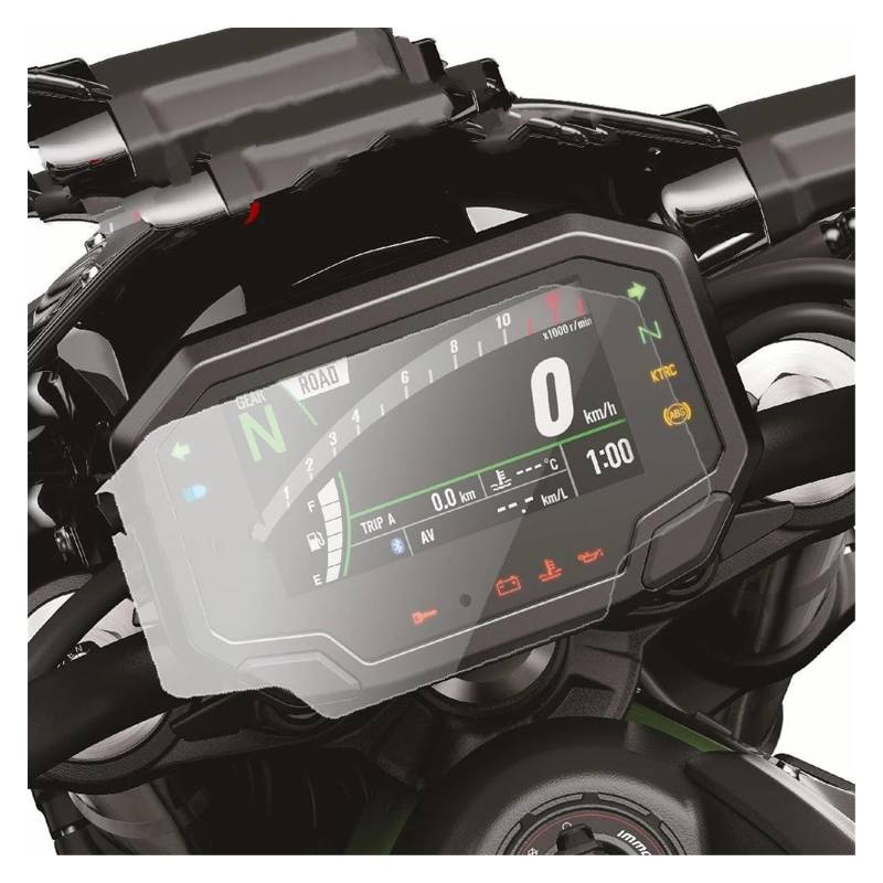 Tachoschutzfolie Für Kawasaki Z900 ABS 2021 2020 Motorrad Scratch Cluster Schutz Instrument Film Screen-Dashboard Tacho Aufkleber(X1) von ETIGBG