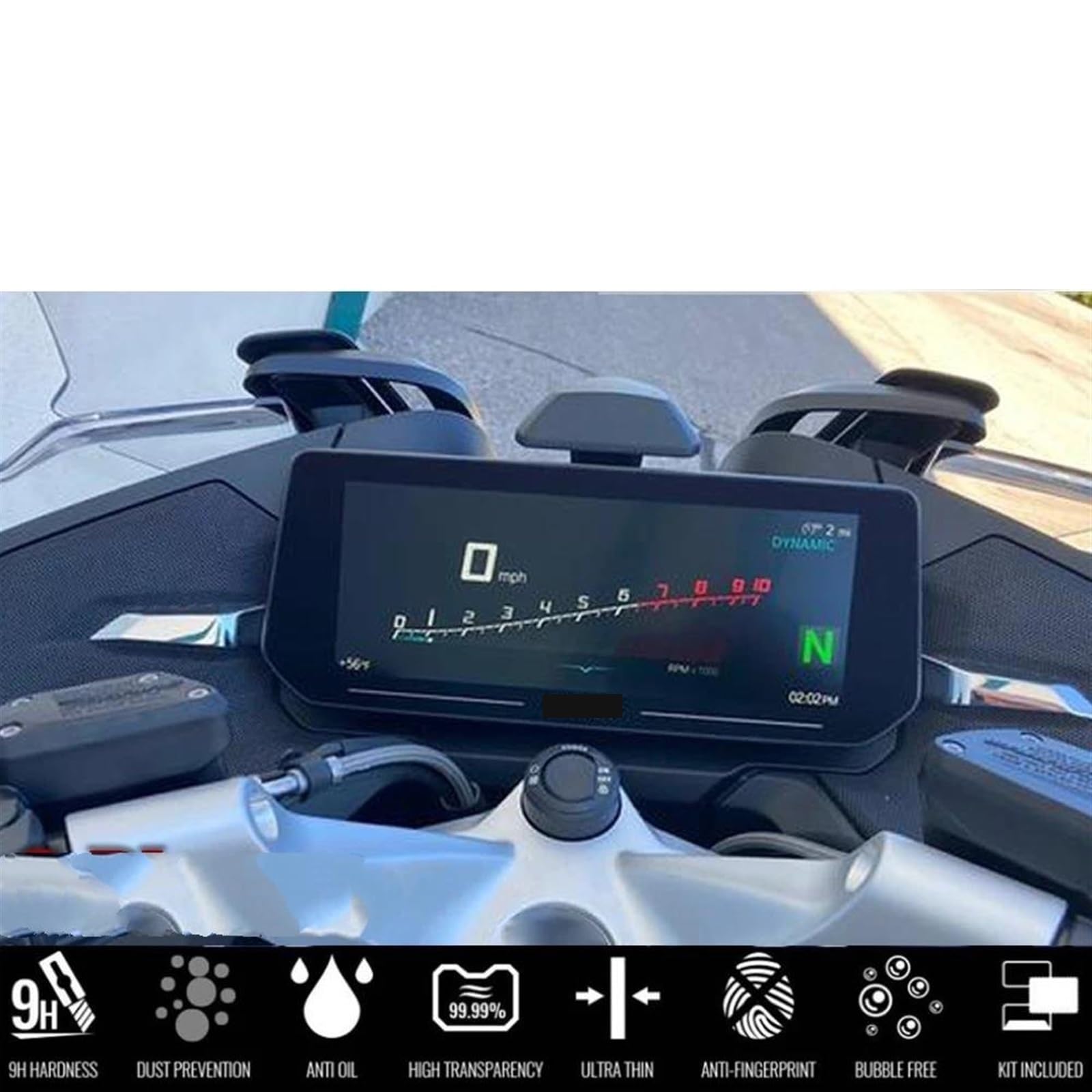 Tachoschutzfolie Für R 1250 RT für CE 04 für K 1600 GT B 2022 Motorrad Scratch Cluster Screen Dashboard Schutz Instrument Film(1 PCS) von ETIGBG