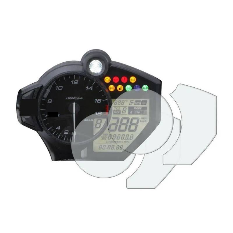 Tachoschutzfolie Für YZF-R6 Für YZF600 R6 2017 2018 2019 2020 2021 Motorrad LCD-Computer-geschwindigkeitsmesser-grüne Instrumente Schutz Film(1 PCS) von ETIGBG