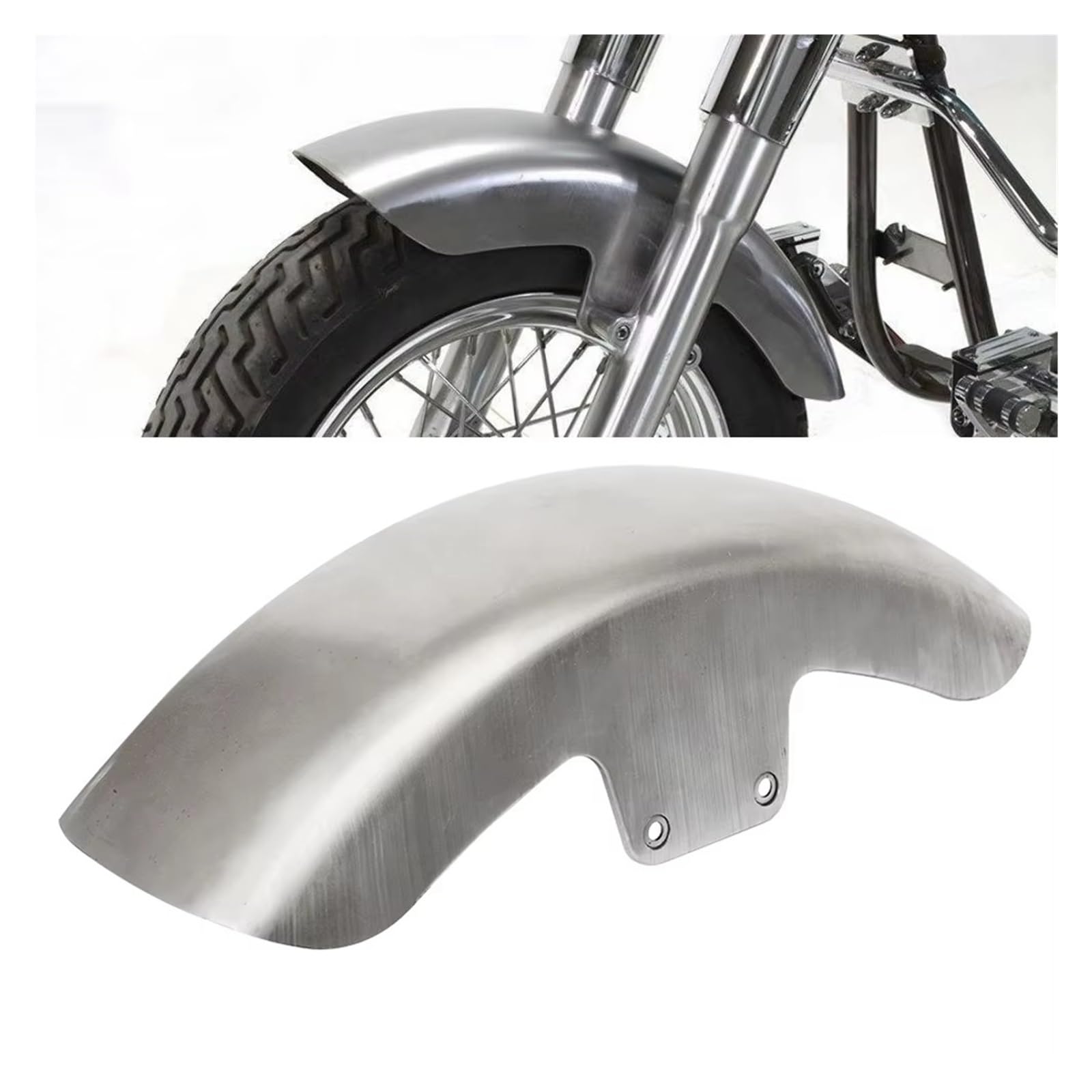 motorradkotflügel Für Für Softail Für Slim Für FLS Bobber Für Custom 2012-2017 Motorrad Unlackiert Stahl Raw Kotflügel Vorne Kotflügel Abdeckung Schutz von ETIGBG