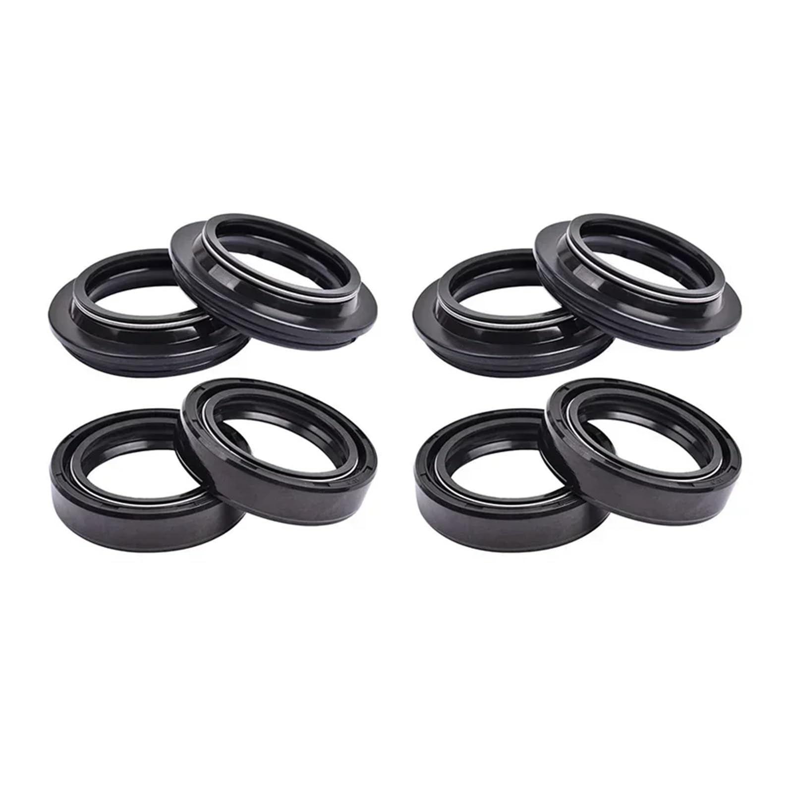 35x48x10,5 Motorrad Gabel Dämpfer Öl Dichtung 35 48 Staub Abdeckung Lip Frühling for DR125 DR 125 DR125SE DR125S(4pcs Seal 4pc Cover) von ETLIN