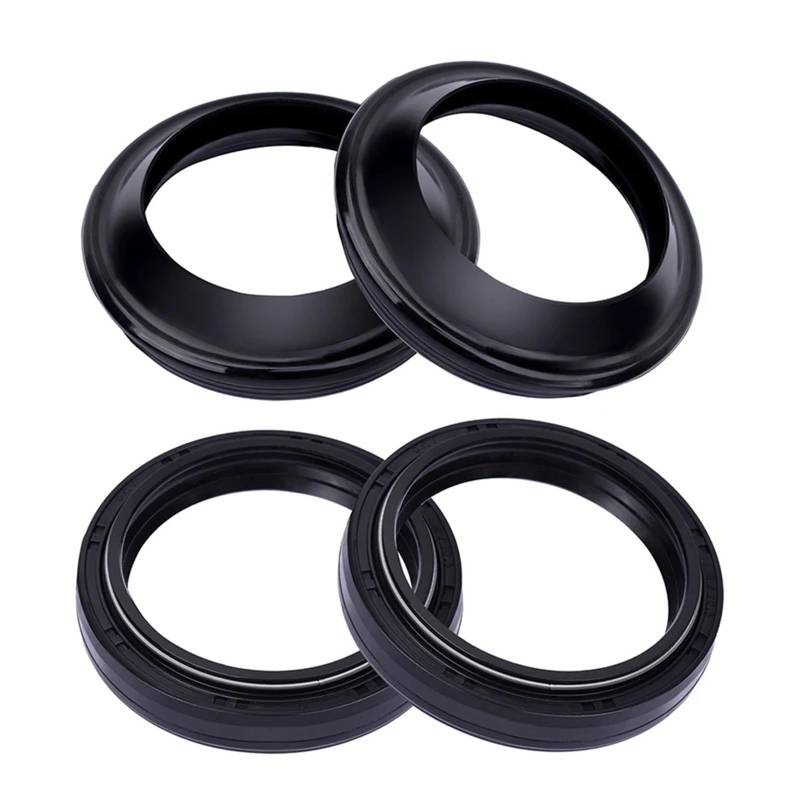 41x53x8 Motorrad Gabel Dämpfer Öl Dichtung 41 53 Staub Abdeckung Lip for ZX-7R ZX7R ZX750L AUF DEN Kopf ZX 7R 750 ZX750 K1-K2 ZX750M(2pc Seal 2pc Cover) von ETLIN