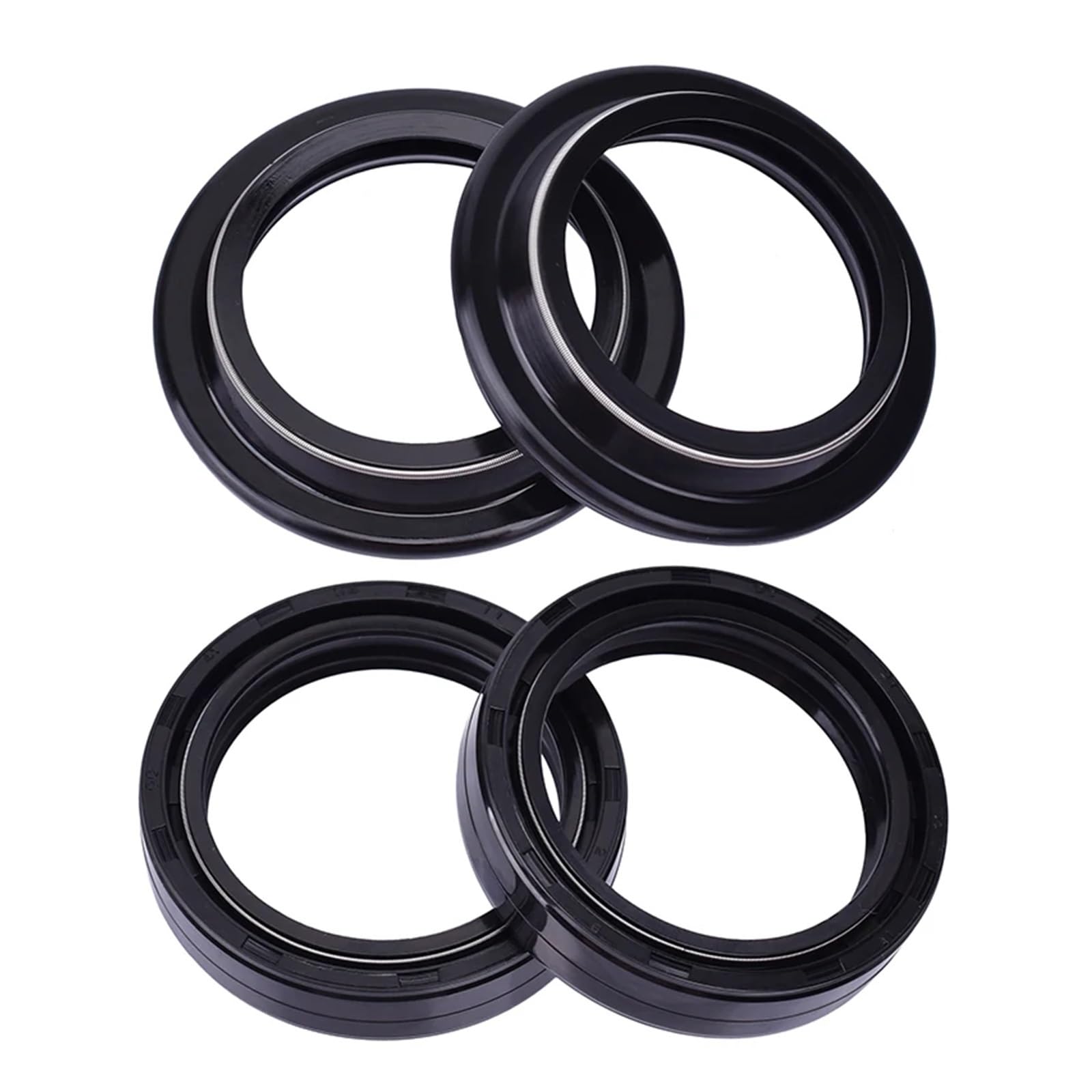 41x54x11 Motorrad Gabel Dämpfer Öl Dichtung Staub Abdeckung for TT250 TT350 TT 250 350 XTZ600 XT600 TENERE XTZ XT 600 1LN-23145-00(2pc Seal 2pc Cover) von ETLIN