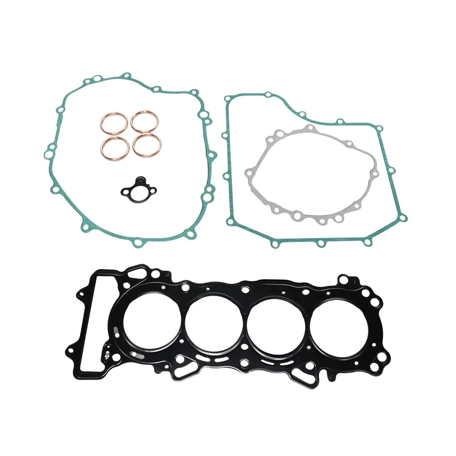 Motorrad Generator Stator Zylinderkopf Kupplung Abdeckung Ölwanne Spanner Loch Auspuffrohr Dichtung for CBR600RR 2007-2022(The kit) von ETLIN