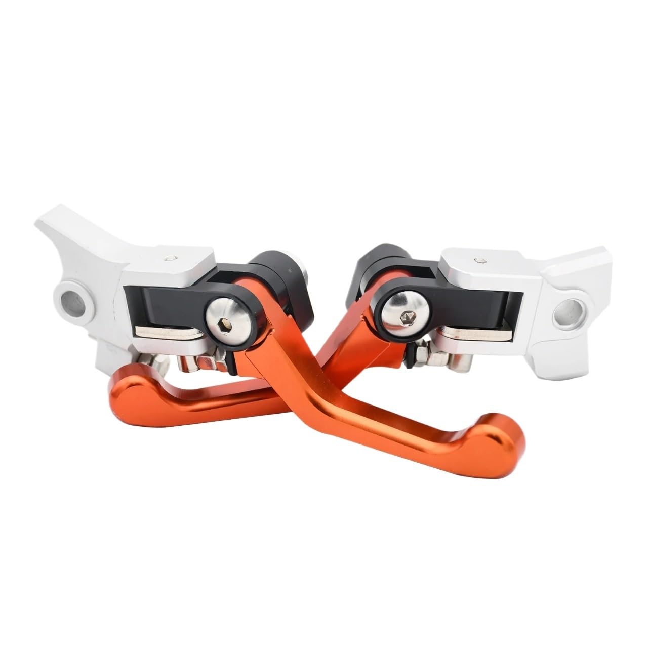 Motorrad Kupplung Bremshebel Griff for SX SXF for EX/C EXCF XCF XCW XCFW XC 125 150 250 300 350 400 450 500 2014-2022 2023(Orange Set) von ETLIN