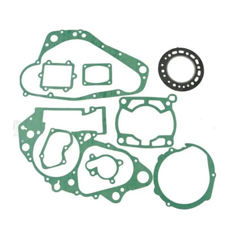 Motorrad Motor Kurbelgehäuse Kupplungsdeckel Zylinderkopfdichtungssatz for RMX250 1995-1998(Gasket kit) von ETLIN