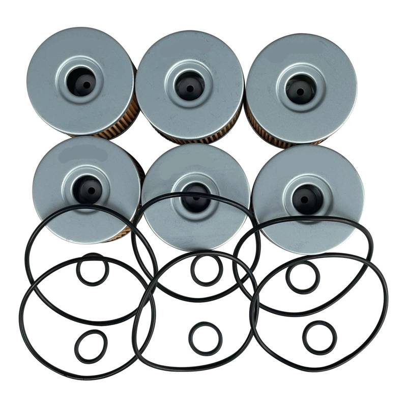 Motorrad Öl Filter for DR650SE 97-14 DS650S 92-93 LS65086-09 S40 05-19 XF650 97-02 DR750S 88-89 DR800S 88-00(6pcs) von ETLIN