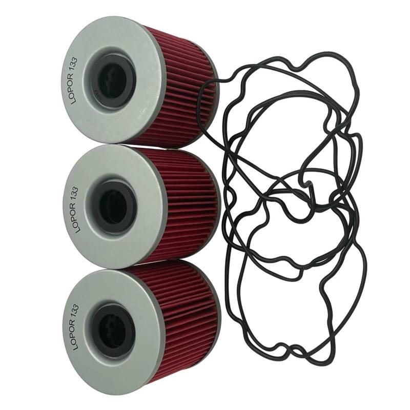 Motorrad Öl Filter for GS400E 1993 GSF400 Bandit 400 90-95 GSX400 E 80-83 GSX400 81-85 GSX400E 82-86 GSX400S 82-87(2pc) von ETLIN