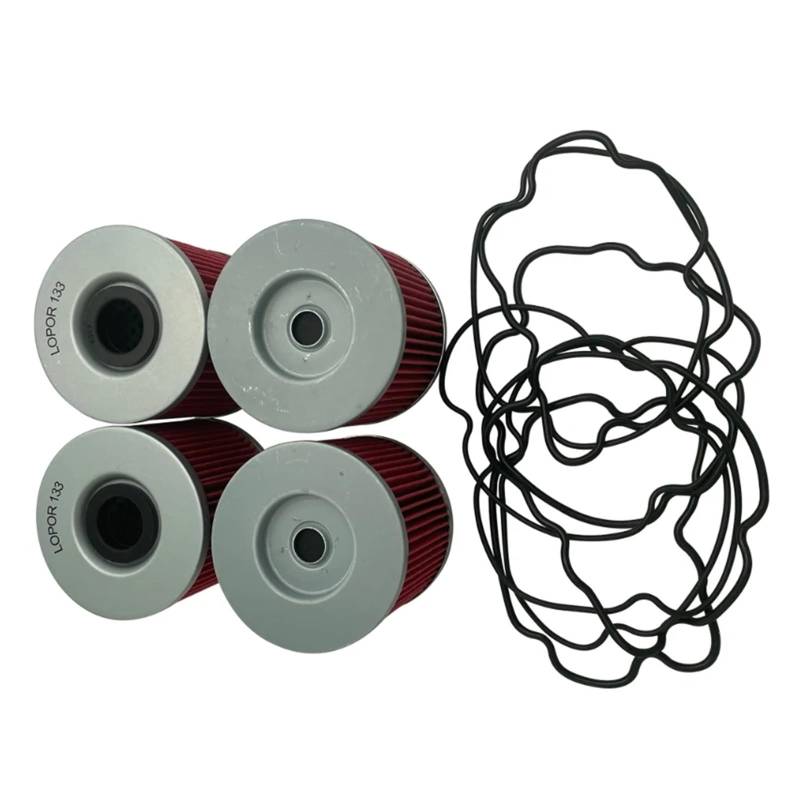 Motorrad Ölfilter for GS400 77-79 GS400E 1993 GSF400 90-95 GSX400 E 80-83 GSX400 81-85 GSX400E 82-86(4pcs) von ETLIN