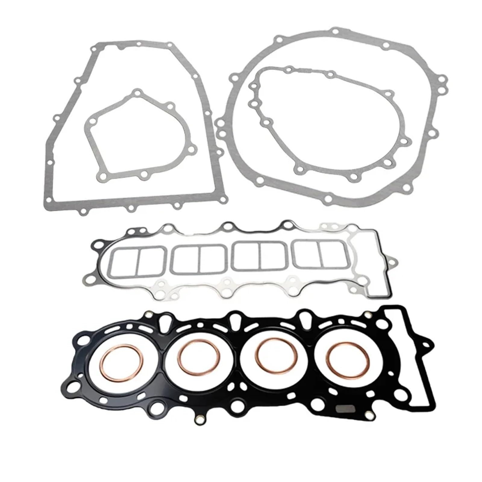 Motorrad-Vollzylinder-Kurbelgehäuse-Abdeckung, Ölwannendichtungssätze for Ninja ZX6R ZX-6R ZX600 2000–2002, ZZR600 2005–2008(The kit) von ETLIN