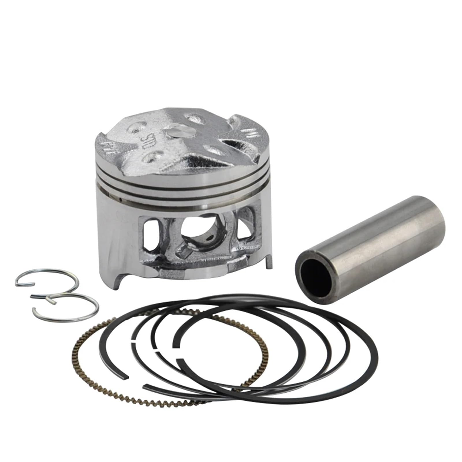 Motorrad Zylinder Teile Kolben Ring Kits Set for CBR250 KY1 MC19 CBR19 Bohrung Größe 48,5mm 48,75mm 49mm(1PCS Piston Kits 25) von ETLIN