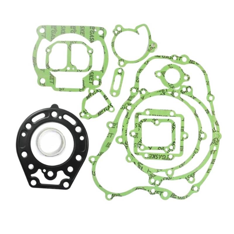 Motorrad-Zylindermotor-Kurbelgehäusedeckel-Dichtungssatz-Set for ~K/awa-sa.ki KDX200 H1-H11 1995–2006 KDX 200(Army Green) von ETLIN