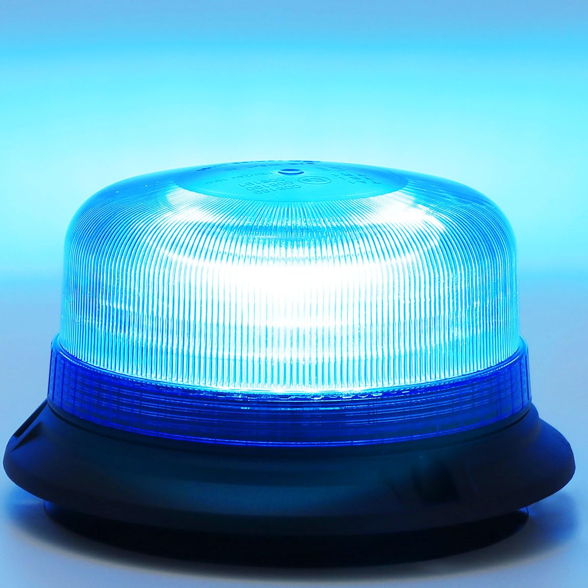 ETUKER 12V 24V Blau Rundumleuchte Magnet Blinklicht Blue 3x Blitzmuster KFZ Warnleucht Magnetisch Drehlicht Traktor LKW Blitzer mit Zulassung von ETUKER