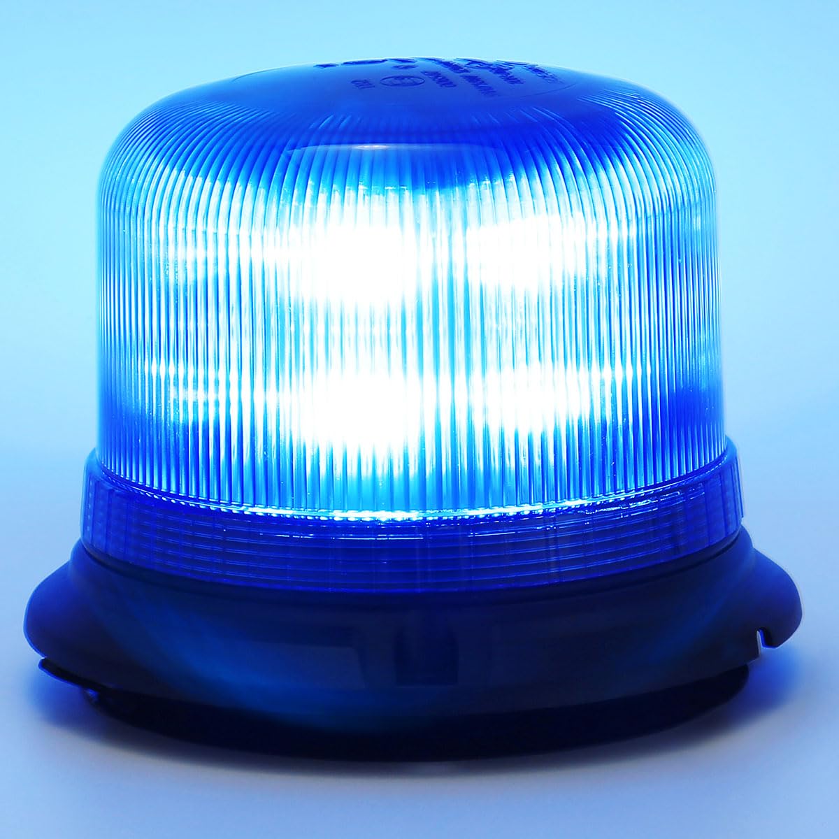 ETUKER Rundumleuchte LED 12/24V LKW Magnet Blau Blinklicht Frontblitzer Blue KFZ Warnleucht Magnetisch Drehlicht Traktor Blitzer von ETUKER