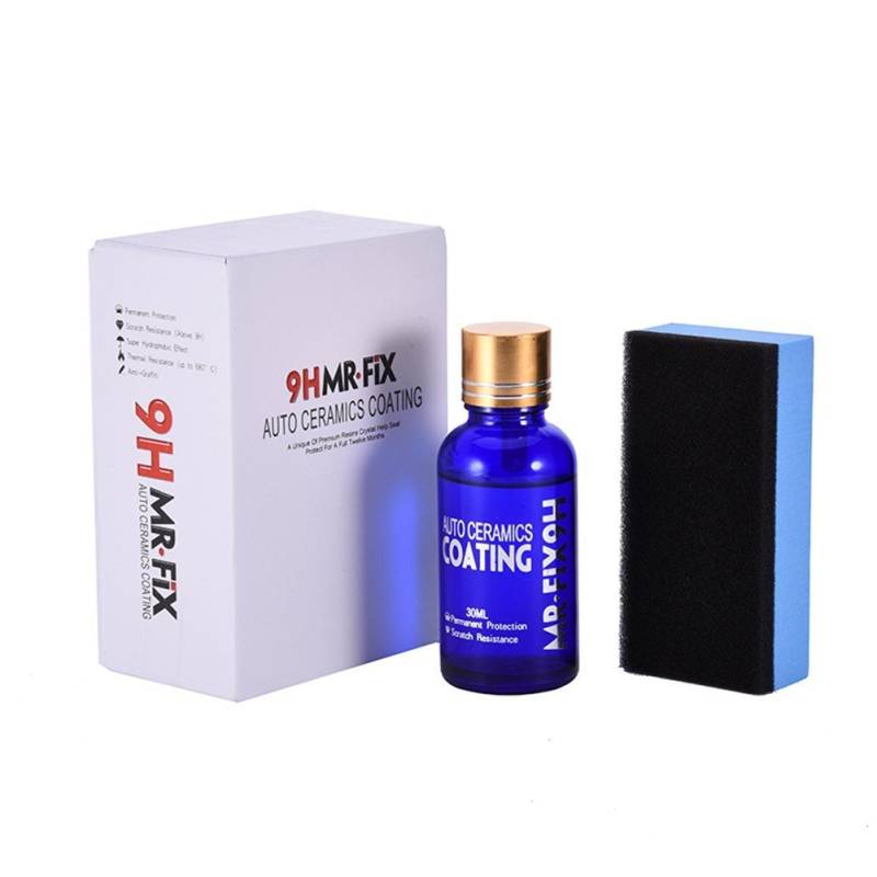 Auto Keramik Beschichtungs Kit Versiegelungsmittel kratzfest Auto Polish Liquid Auto Kratzfeste Schutz Nano Keramik Glas Beschichtung Autopolitur Lackpflege 30ML 9H Härte Hohe Konzentrationsgarantie von EUBEISAQI