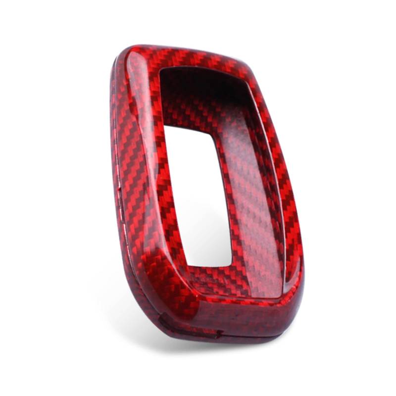 EUETVEXERK 1 Set Red Carbon Fiber Remote Key Case FOB Shell Cover Auto Zubehör Kompatibel for Toyota kompatibel for Alphard kompatibel for Rav4. Kompatibel for Hilux Schlüsseletui von EUETVEXERK