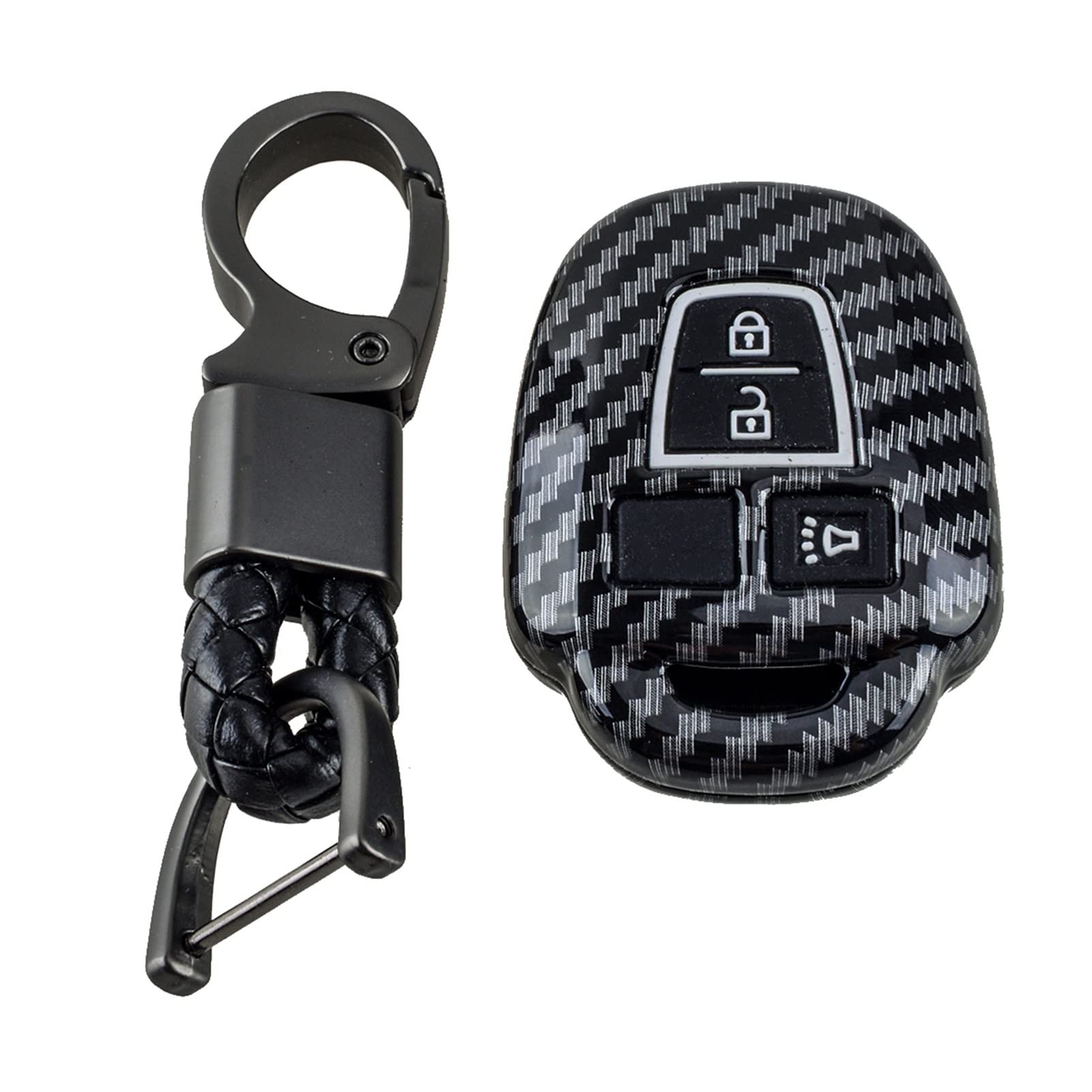 EUETVEXERK 3 Tasten Auto Remote Key FOB Abs Case Cover Shell for Toyota kompatibel for Camry kompatibel for Corolla kompatibel for Prius kompatibel for hochländer kompatibel for Rav4. Schlüsseletui von EUETVEXERK