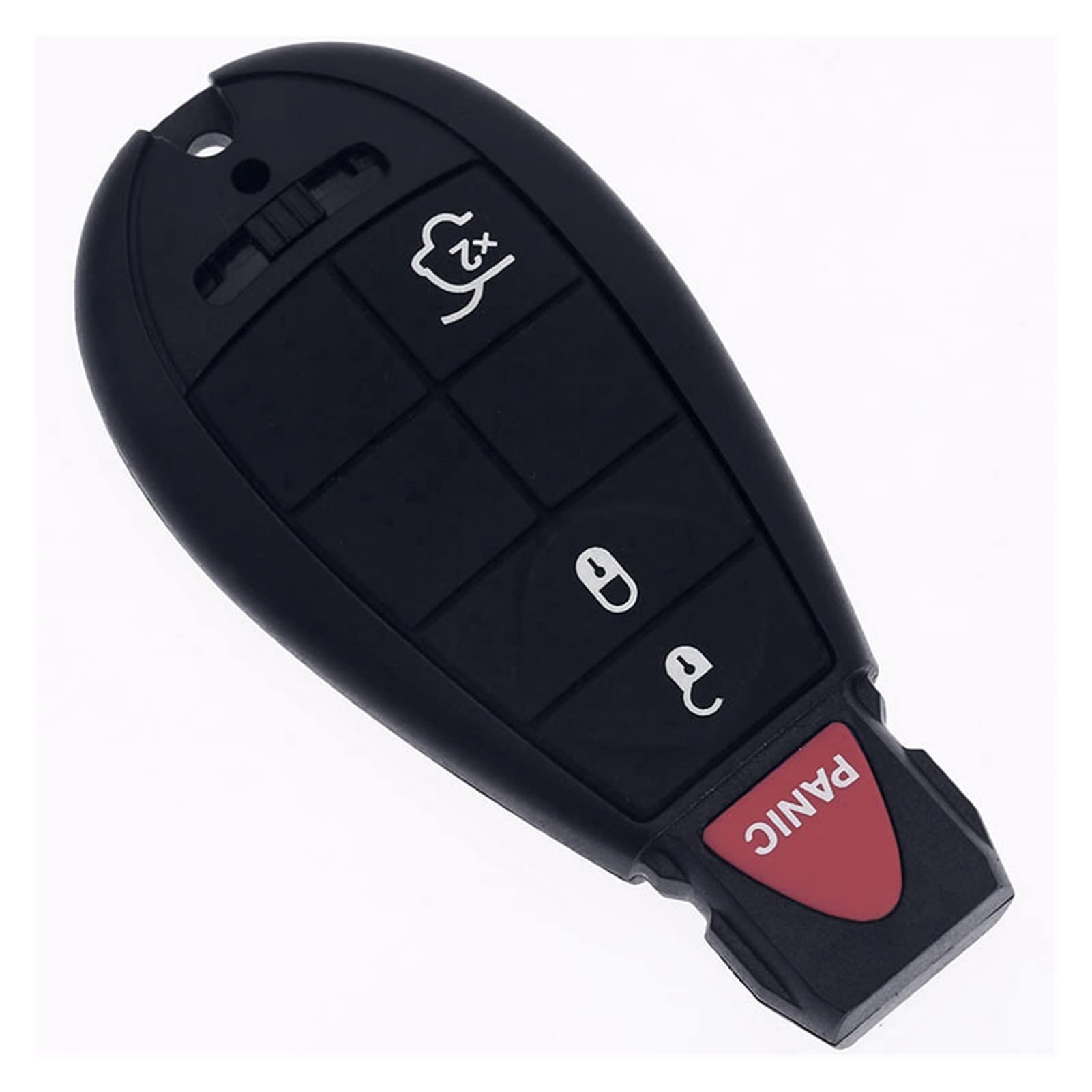 EUETVEXERK 4 Tasten Ersatzauto Remote Key FOB Keyless Entry Transmitter Uncut Blade Key Kompatibel for Jeep Kompatibel for Commander kompatibel for groß kompatibel for Cherokee 2008-2010 Schlüsseletui von EUETVEXERK